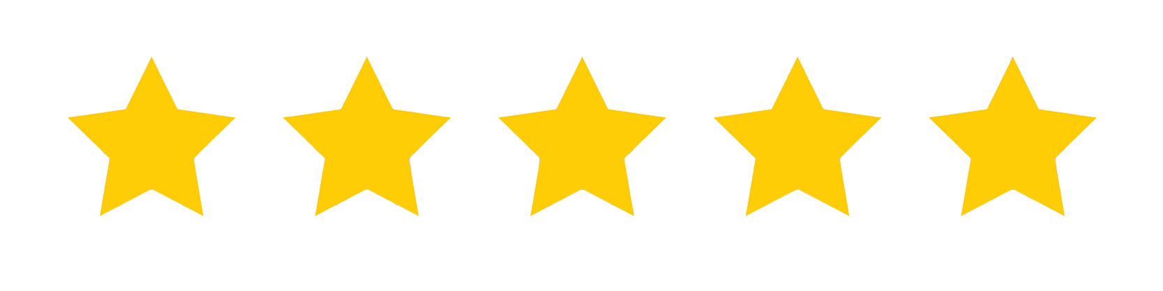 Cinq étoiles représentant les avis clients Rénov&Loc à Montpellier