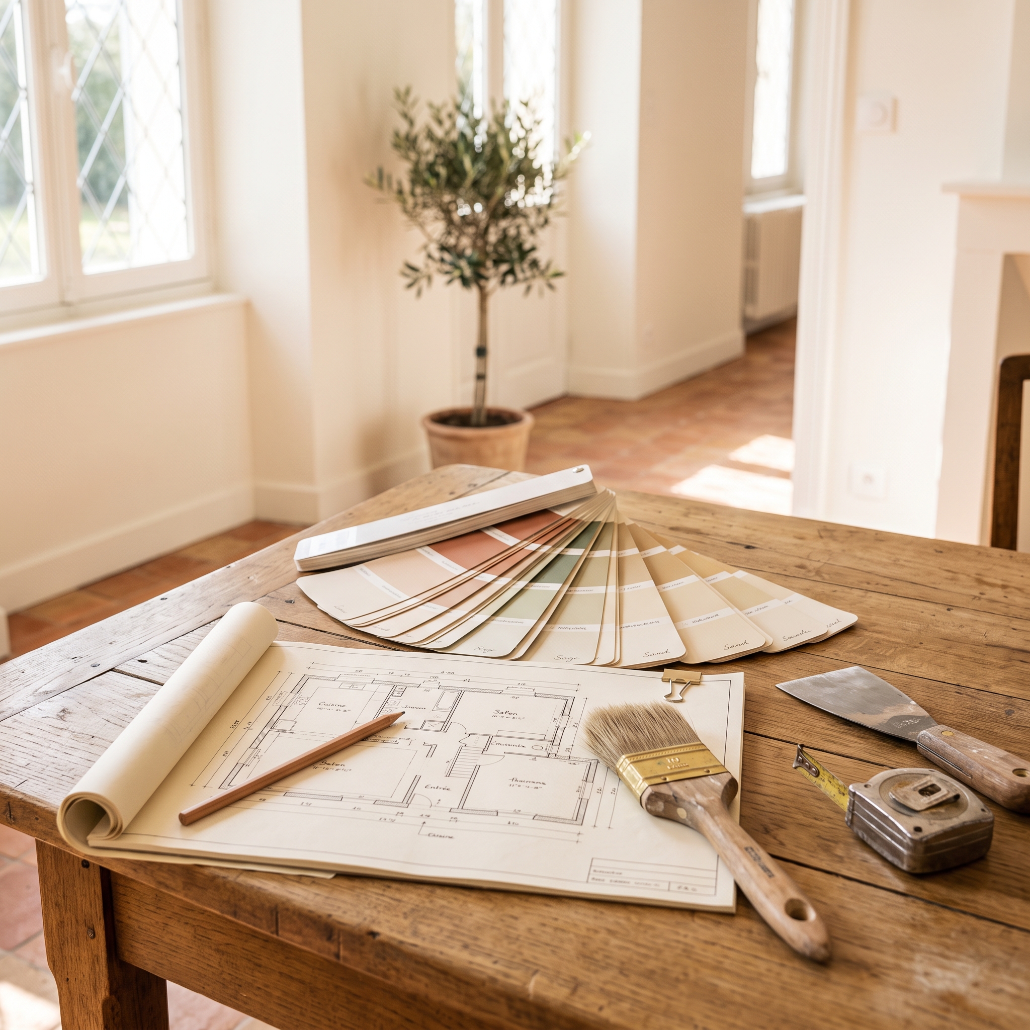 Projet de peinture et rénovation intérieure à Montpellier