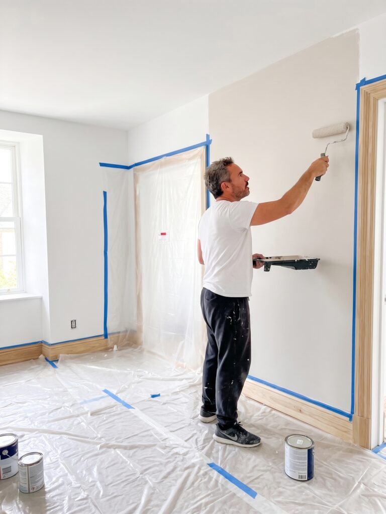 Travaux de peinture intérieure dans un logement à Montpellier